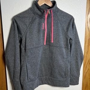 Grey Reebok athletic pull over